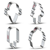 ASSORTED ICECREAM COOKIE CUTTERS SET 8PCS